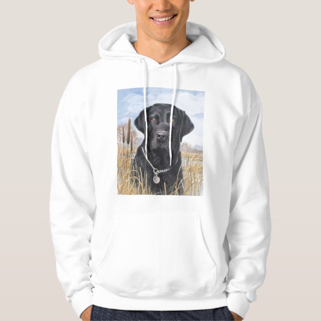 SVART LAB LABRADOR SWEATSHIRT (Framsida)