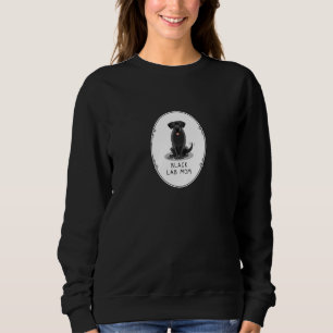 Svart lab Mamma (Labrador Retriever Mamma) Cute Hu T Shirt