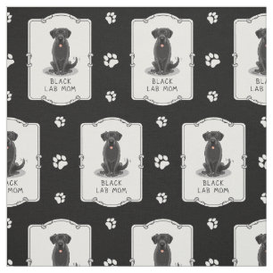 Svart lab Mamma (Labrador Retriever Mamma) Cute Hu Tyg