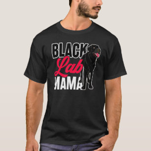 Svart lab Mamman Djursällskapsdjur Mamma Hundägare T Shirt