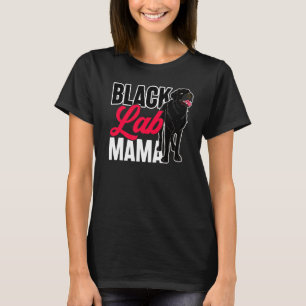 Svart lab Mamman Djursällskapsdjur Mamma Hundägare T Shirt