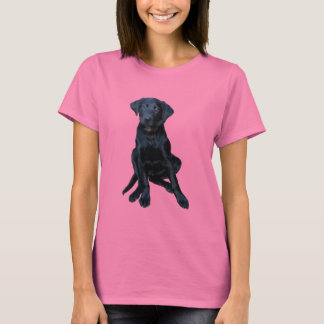 Svart lab marionett t-shirt