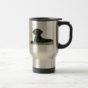 Svart lab rostfritt ståltravel mug resemugg
