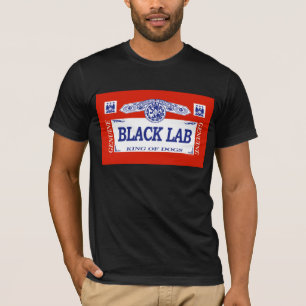 Svart lab t-shirt