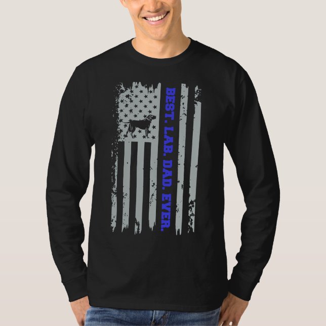 Svart lab t shirt (Framsida)