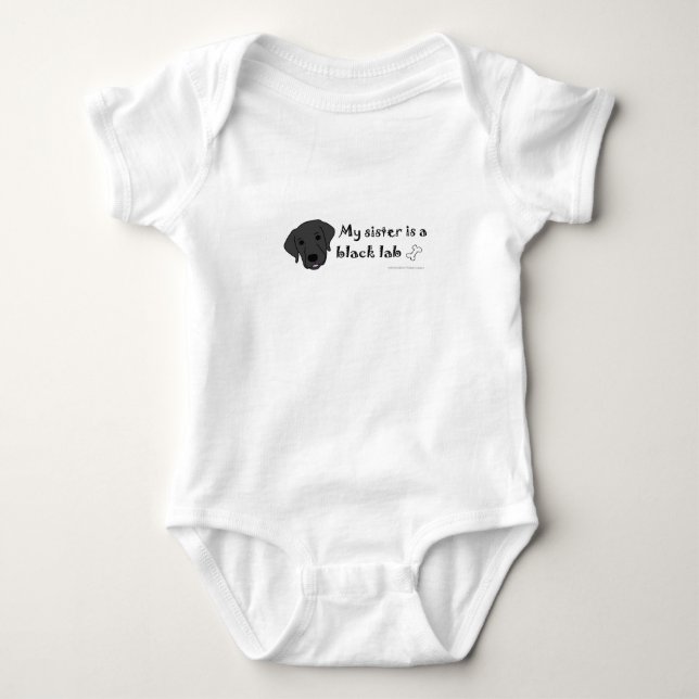 svart lab tee shirt (Framsida)