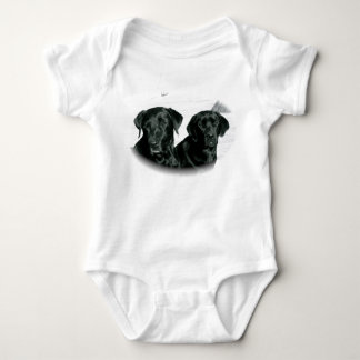 Svart labb t-shirt
