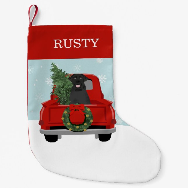 Svart labourjul, Hund Liten Julstrumpa (Framsidan)