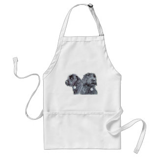 Svart Labradoodles förkläde