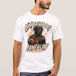 Svart Labrador Basketboll Hund T Shirt
