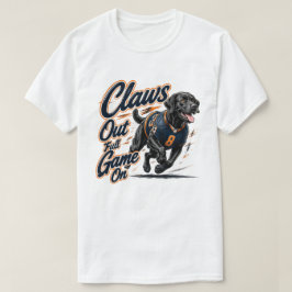 Svart Labrador-fotbollshund-grafik T Shirt