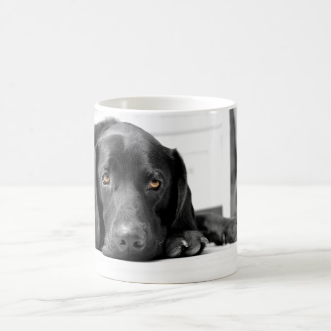 Svart Labrador Kaffemugg (Center)