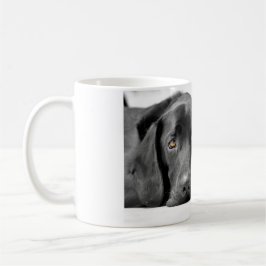 Svart Labrador Kaffemugg