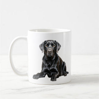 Svart Labrador-mugg Kaffemugg
