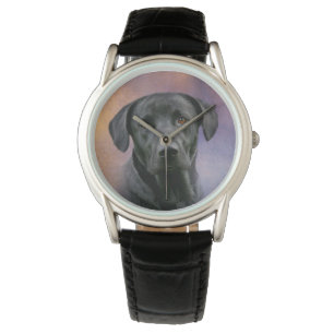 Svart Labrador Retriever Armbandsur