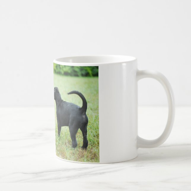 Svart Labrador Retriever Kaffemugg (Höger)