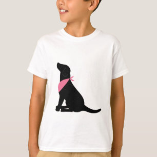 Svart Labrador Retriever T Shirt