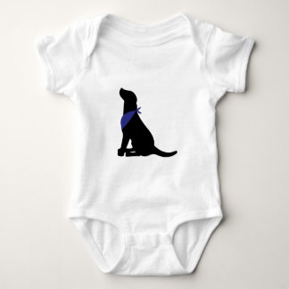 Svart Labrador Retriever Tee Shirt