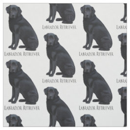 Svart Labrador Retriever Tyg
