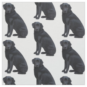 Svart Labrador Retriever Tyg