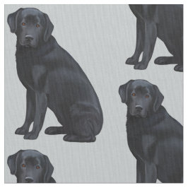 Svart Labrador Retriever Tyg