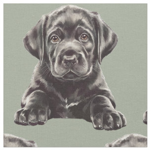 Svart Labrador Retriever Tyg
