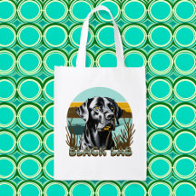 Svart Labrador Retriever Vintage Text
