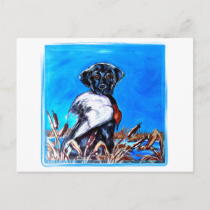 SVART LABRADOR RETRIEVER VYKORT