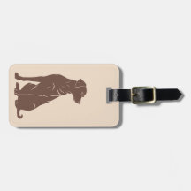 Svart labrador, silhuette-illustration