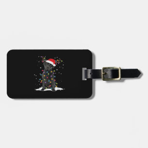 Svart Labrador Xmas Hund Julgran Ljusstake Klass Bagagebricka