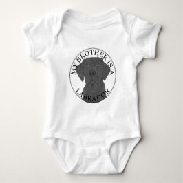 Svart Labradorhund T Shirt