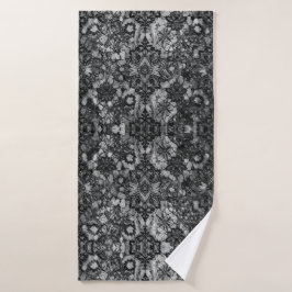 Svart lackverk Bath Towel