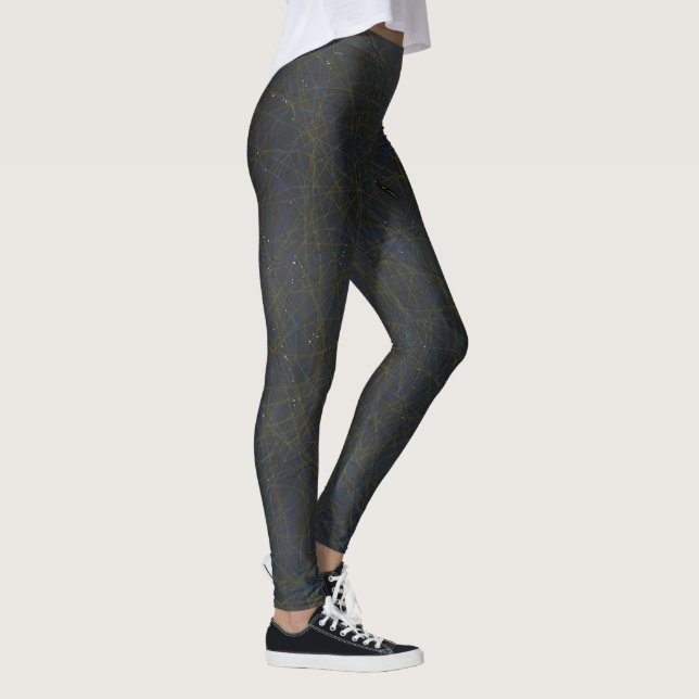 Svart låda leggings (Höger)