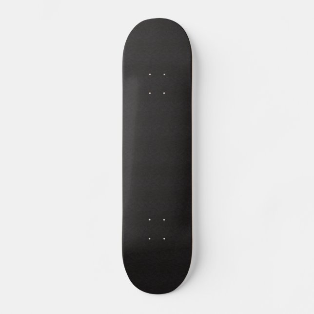 Svart läder old school skateboard bräda 21,6 cm (Framsida)