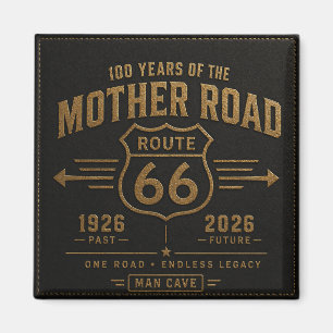Svart läderliknande 100 år av moderleden magnet