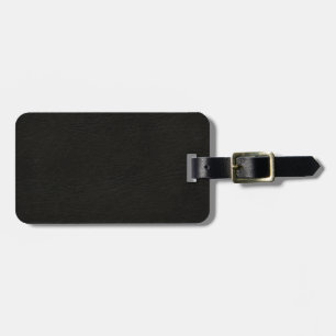 Svart läderLook Bagagebricka