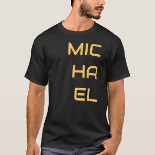 Svart lägg till ditt namn Modern Plain T Shirt