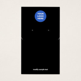 Svart, lägg till Visning för Necklace-Logotyp och  Visitkort