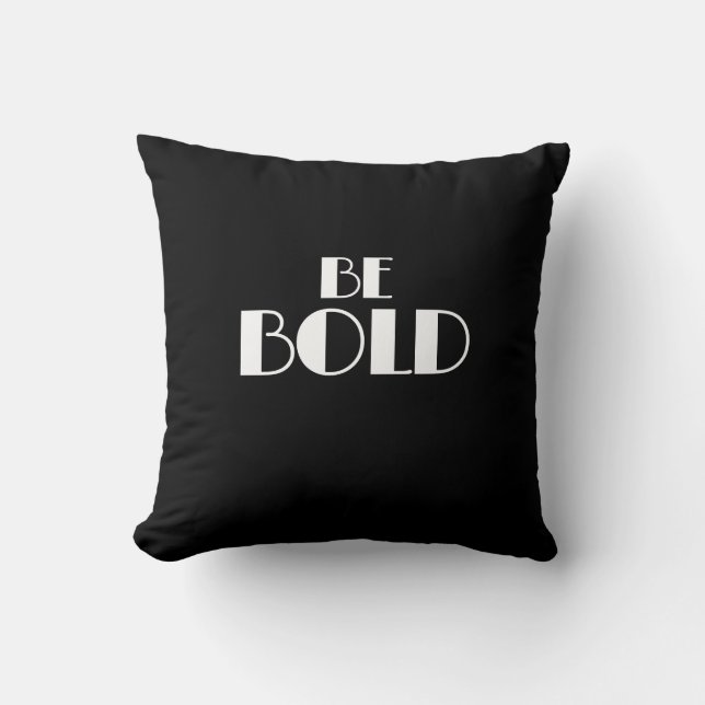 Svart lägsta moderna offert BE BOLD Kudde (Framsida)