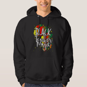 Svart Lärare Magi Svarta Historik Månad Afrikan Am Hoodie