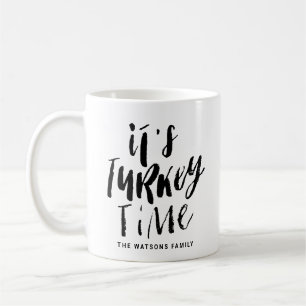 Svart låt det är Turkiet Thanksgiving Kaffemugg