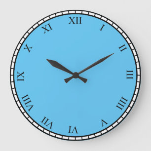 Svart latromerskt nummer, Ansikte och trimningslås Stor Klocka