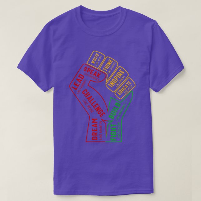 Svart ledare med inspirerande prestanda, snabb och t shirt (Design framsida)