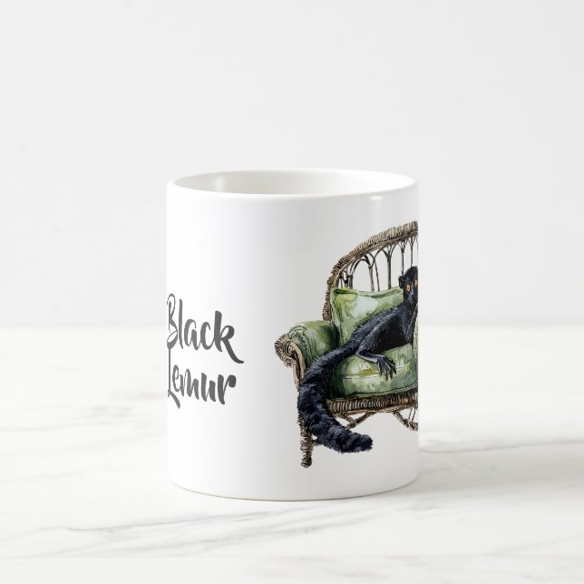 Svart Lemur Stol Kaffemugg (Center)