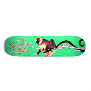 svart lemurboard för smaragd skateboard bräda 21,5 cm