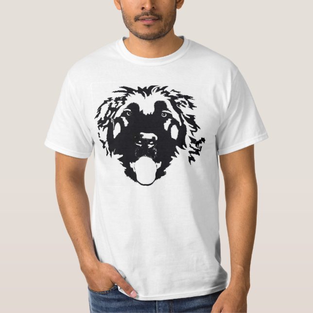 Svart Leonberger var här Tröja (Framsida)