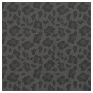 Svart leopard, mönster tyg