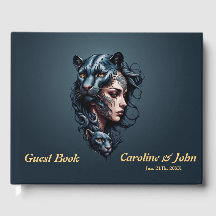 Svart leopard och kvinnor leder.