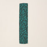 Svart leopard Skriv ut Sjal<br><div class="desc">🥇 EN ORIGINAL COPYRIGHT DESIGN AV Donna Siegrist, ENDAST TILLGÄNGLIG PÅ ZAZZLE! Skriv ut "Teal and Black Leopard". Finns i flera färg. ⭐ 99 procent av mina formgivningar i min affär sker i lagrar. Det gör det enkelt för dig att ändra storlek på och flytta grafiken och texten så att...</div>