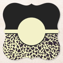 Svart Leopard Underlägg